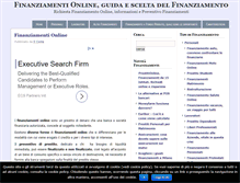 Tablet Screenshot of finanziamentionline-info.com